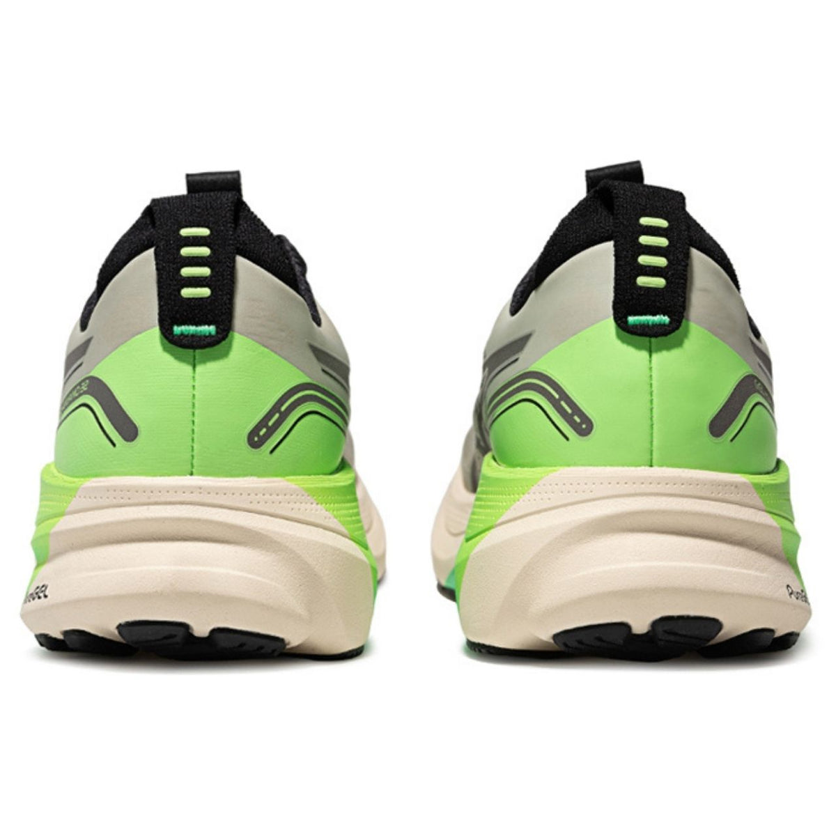 Asics  shoes  neutral running shoes mens  sneakers Gel-Kayano 32 Beige / Bright Green Gradient