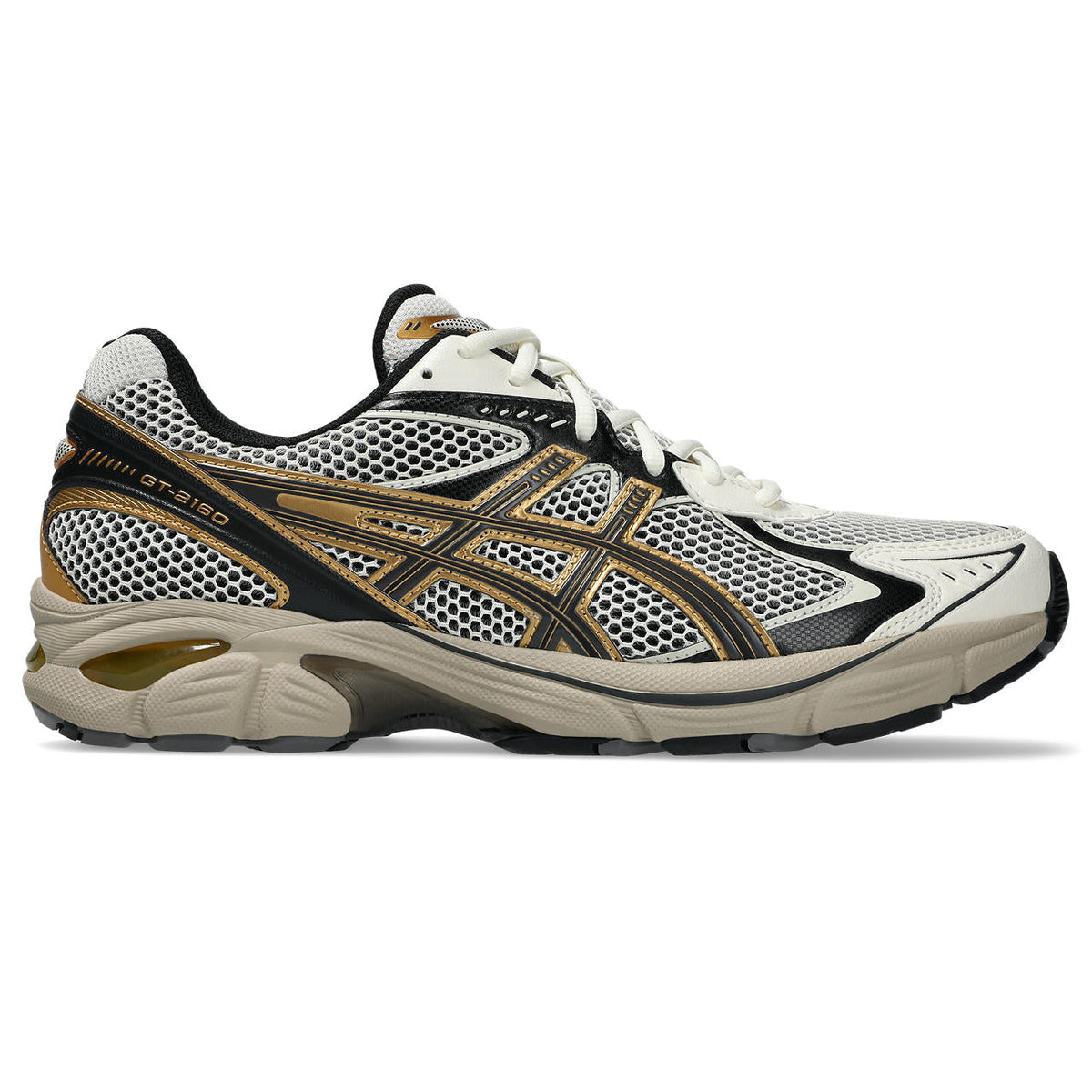 Asics  shoes  neutral running shoes mens  sneakers GT-2160 Off-White / Black / Gold