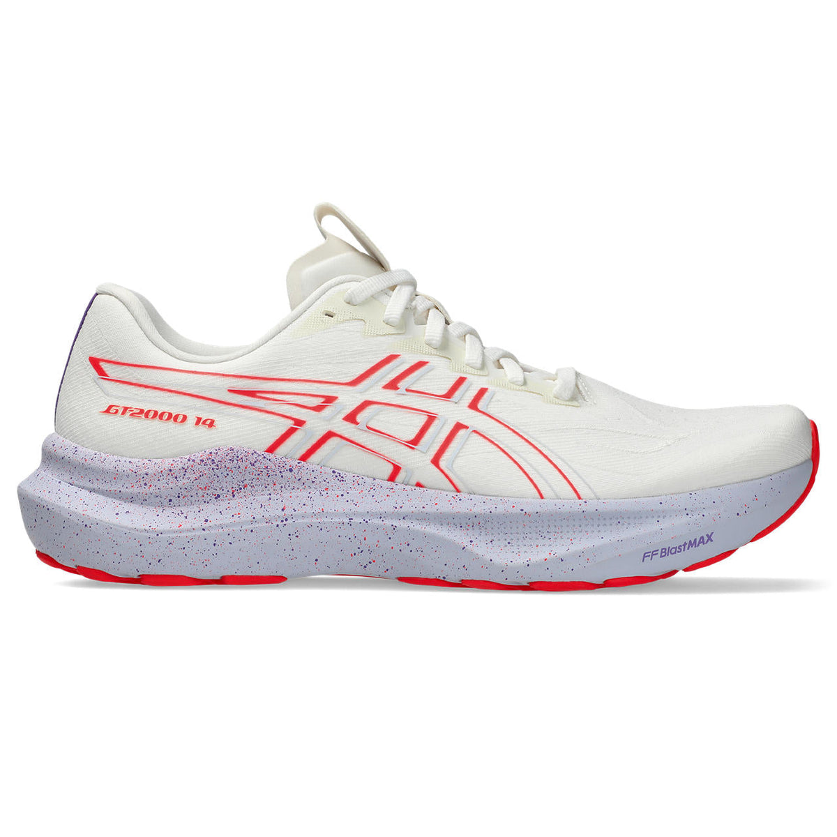 Asics womens shoes  neutral running shoes mens  sneakers GT-2000 14 White / Red / Light Blue