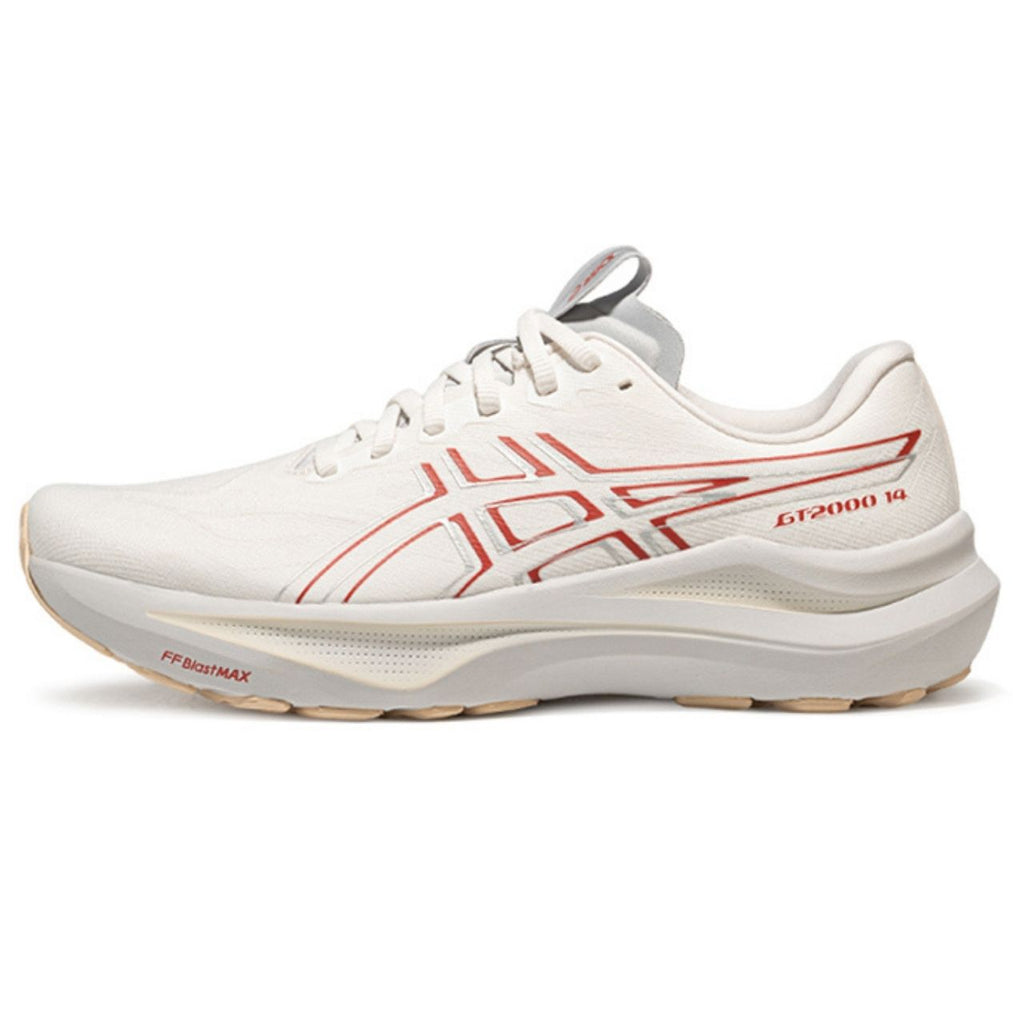 Asics womens shoes  neutral running shoes mens  sneakers GT-2000 14 White / Red / Gum