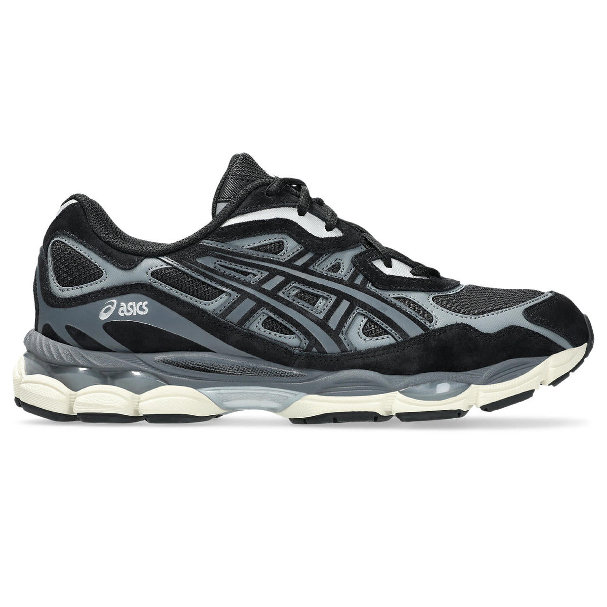 Asics womens shoes  neutral running shoes mens  sneakers Gel-NYC – Black/Dark Grey Sneaker