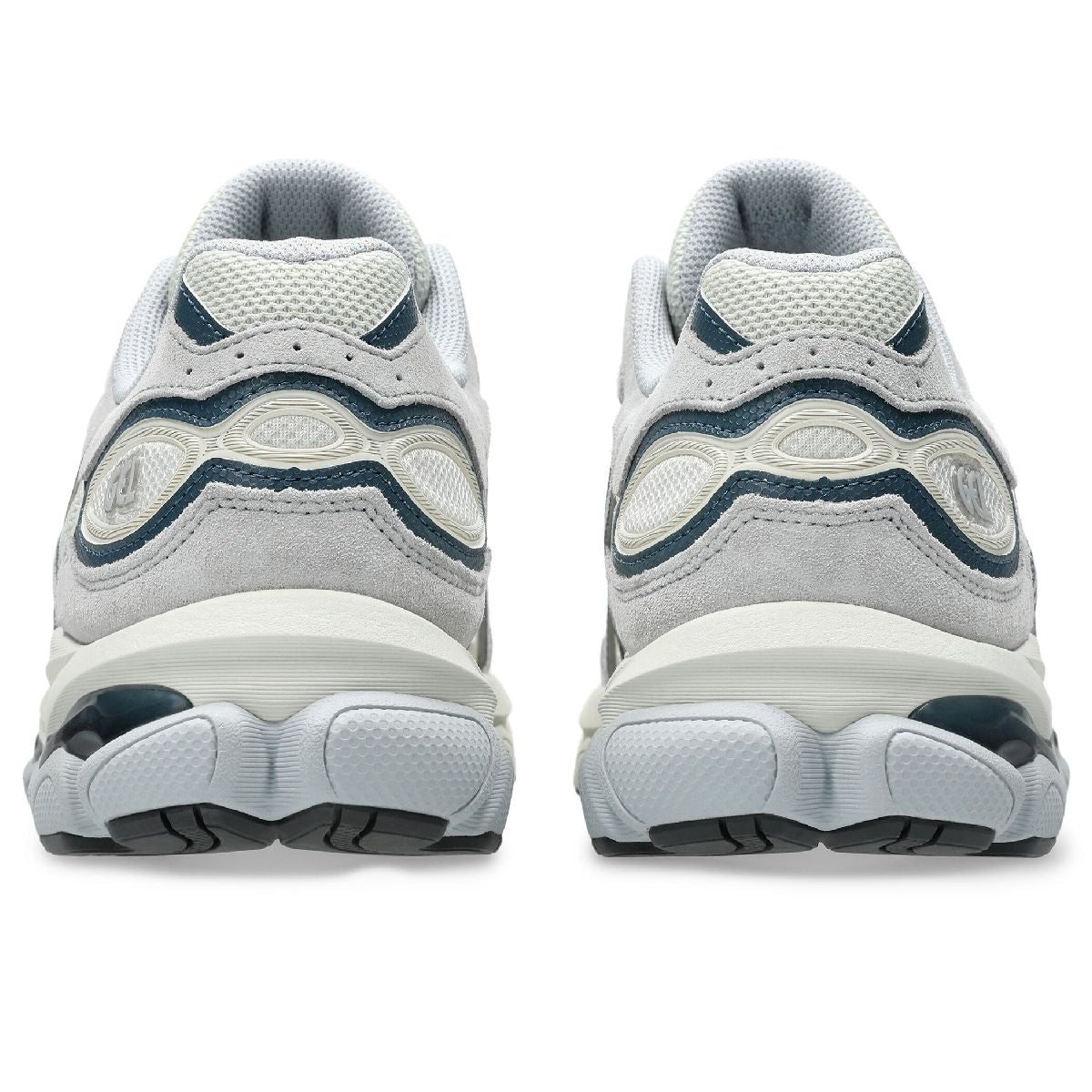 Asics womens shoes  neutral running shoes mens  sneakers Gel-NYC – Cream/Light Grey/Teal Sneaker