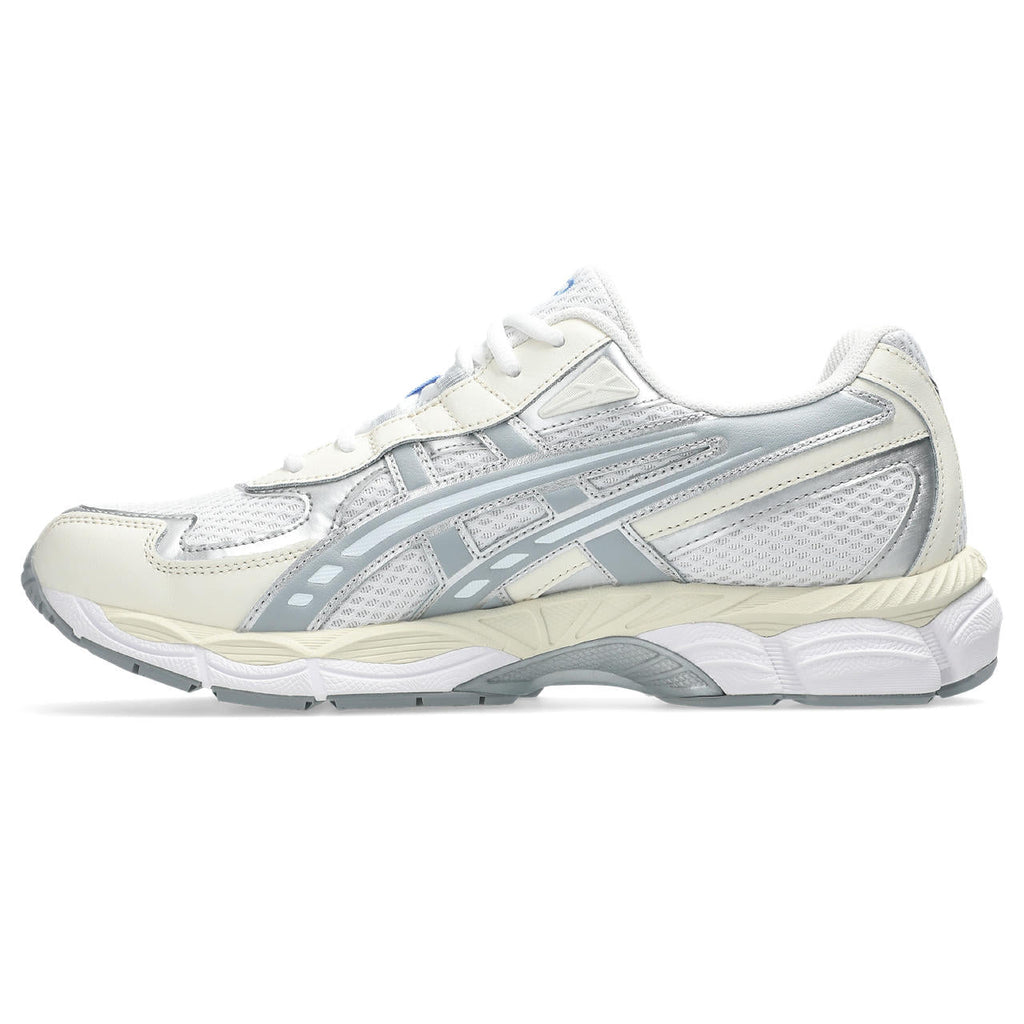 Asics womens shoes  neutral running shoes mens  sneakers Gel-NYC – Cream/Silver Sneaker