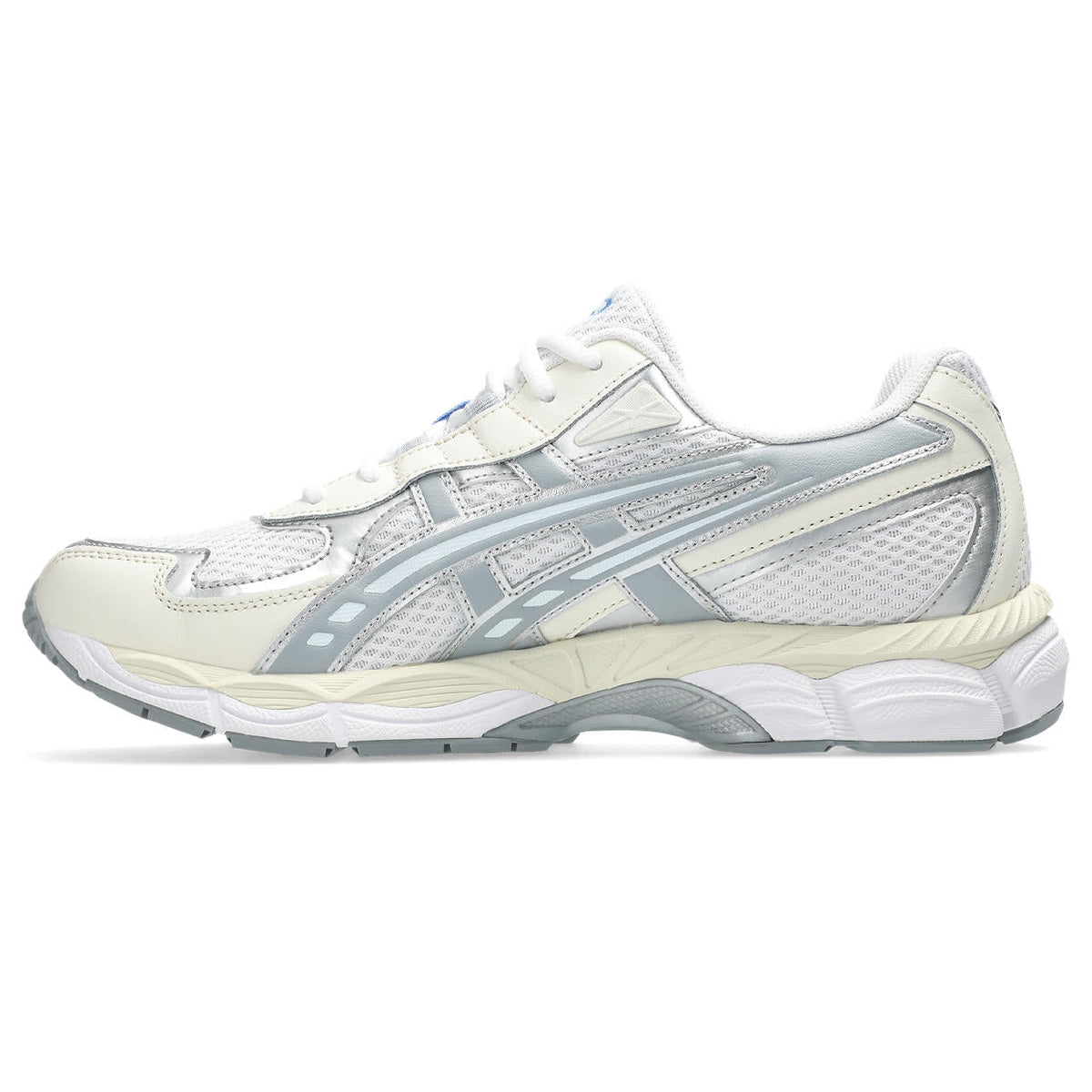 Asics womens shoes  neutral running shoes mens  sneakers Gel-NYC – Cream/Silver Sneaker