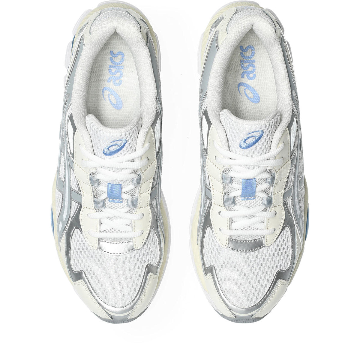 Asics womens shoes  neutral running shoes mens  sneakers Gel-NYC – Cream/Silver Sneaker