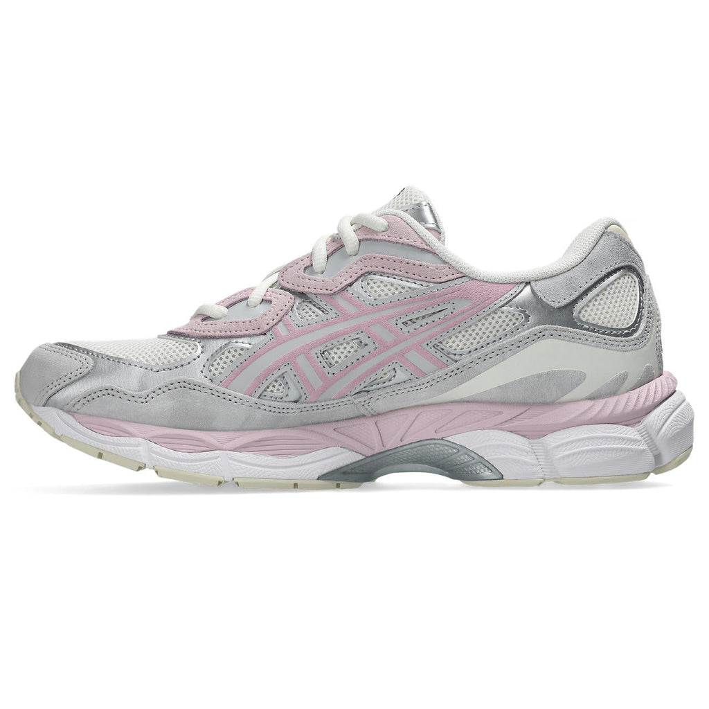 Asics womens shoes  neutral running shoes mens  sneakers Gel-NYC – Silver/Light Pink Sneaker