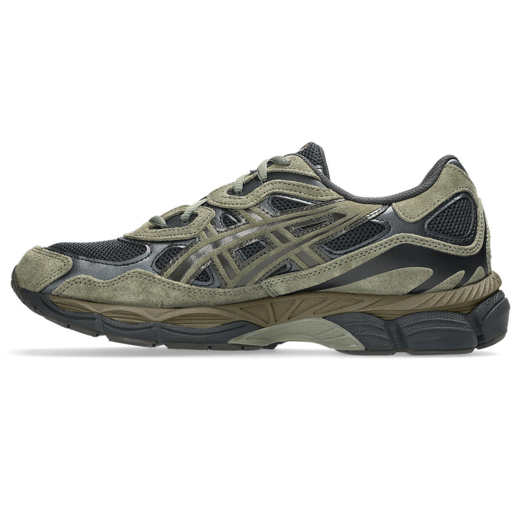 Asics womens shoes  neutral running shoes mens  sneakers Gel-NYC – Olive/Black Sneaker