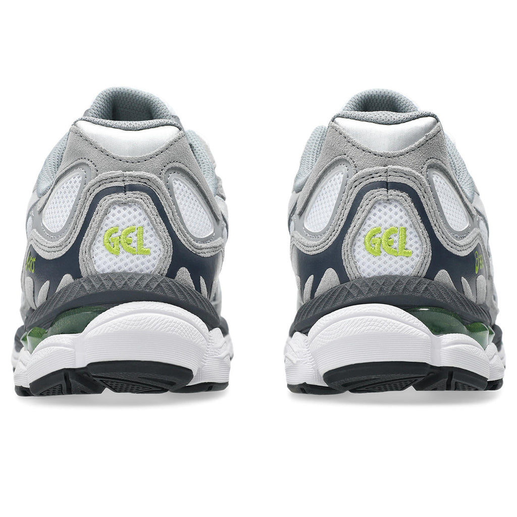 Asics womens shoes  neutral running shoes mens  sneakers Gel-Nimbus 24 – White/Light Grey/Navy Sneaker