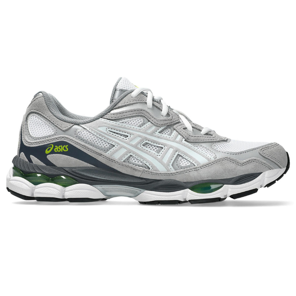 Asics womens shoes  neutral running shoes mens  sneakers Gel-Nimbus 24 – White/Light Grey/Navy Sneaker