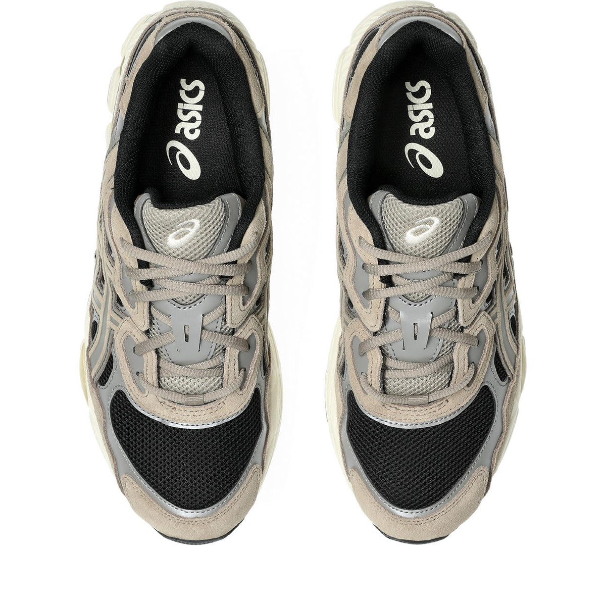 Asics womens shoes  neutral running shoes mens  sneakers Gel-Nimbus 24 – Beige/Black/Silver Sneaker