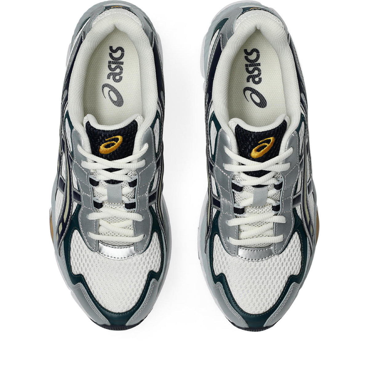 Asics womens shoes  neutral running shoes mens  sneakers Gel-Kayano 14 – Silver/Green/Navy Sneaker