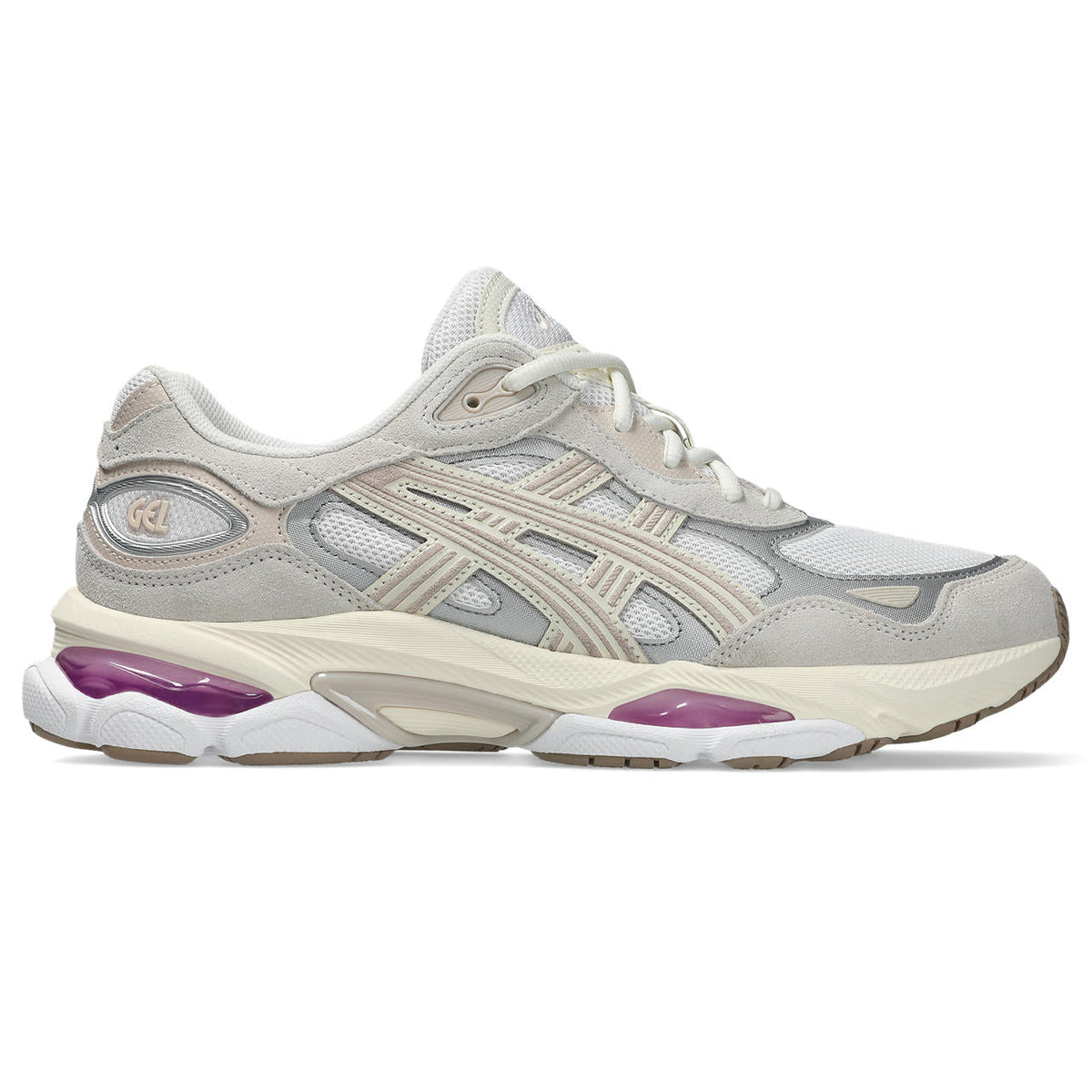 Asics womens shoes  neutral running shoes mens  sneakers Gel-Kayano 14 – Light Grey/Beige/Cream Sneaker