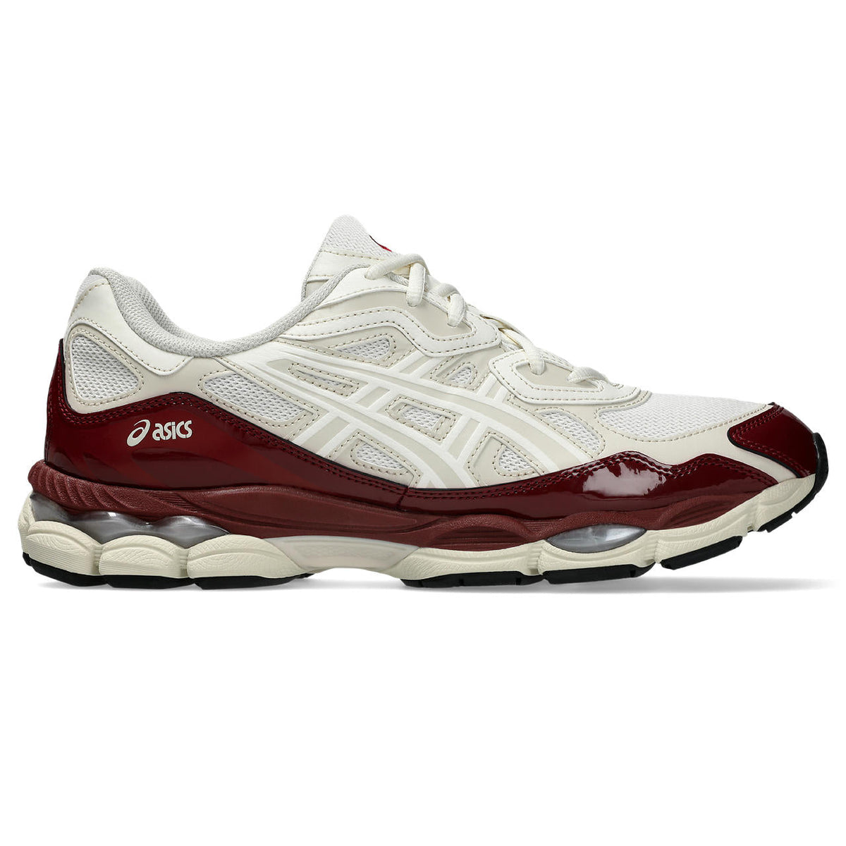 Asics womens shoes  neutral running shoes mens  sneakers Gel-Kayano 14 – Cream/Burgundy/Red Sneaker