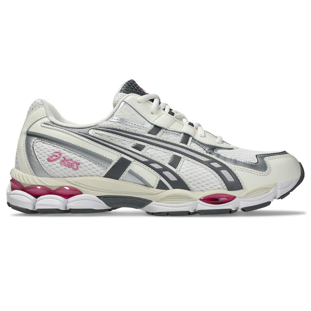 Asics womens shoes  neutral running shoes mens  sneakers Gel-Kayano 14 – Cream/Silver/Dark Grey Sneaker