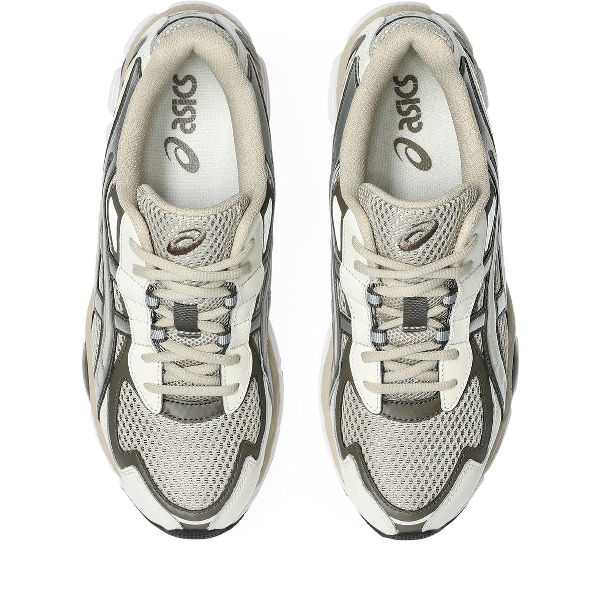 Asics womens shoes  neutral running shoes mens  sneakers Gel-Kayano 14 – Cream/Silver/Olive Sneaker