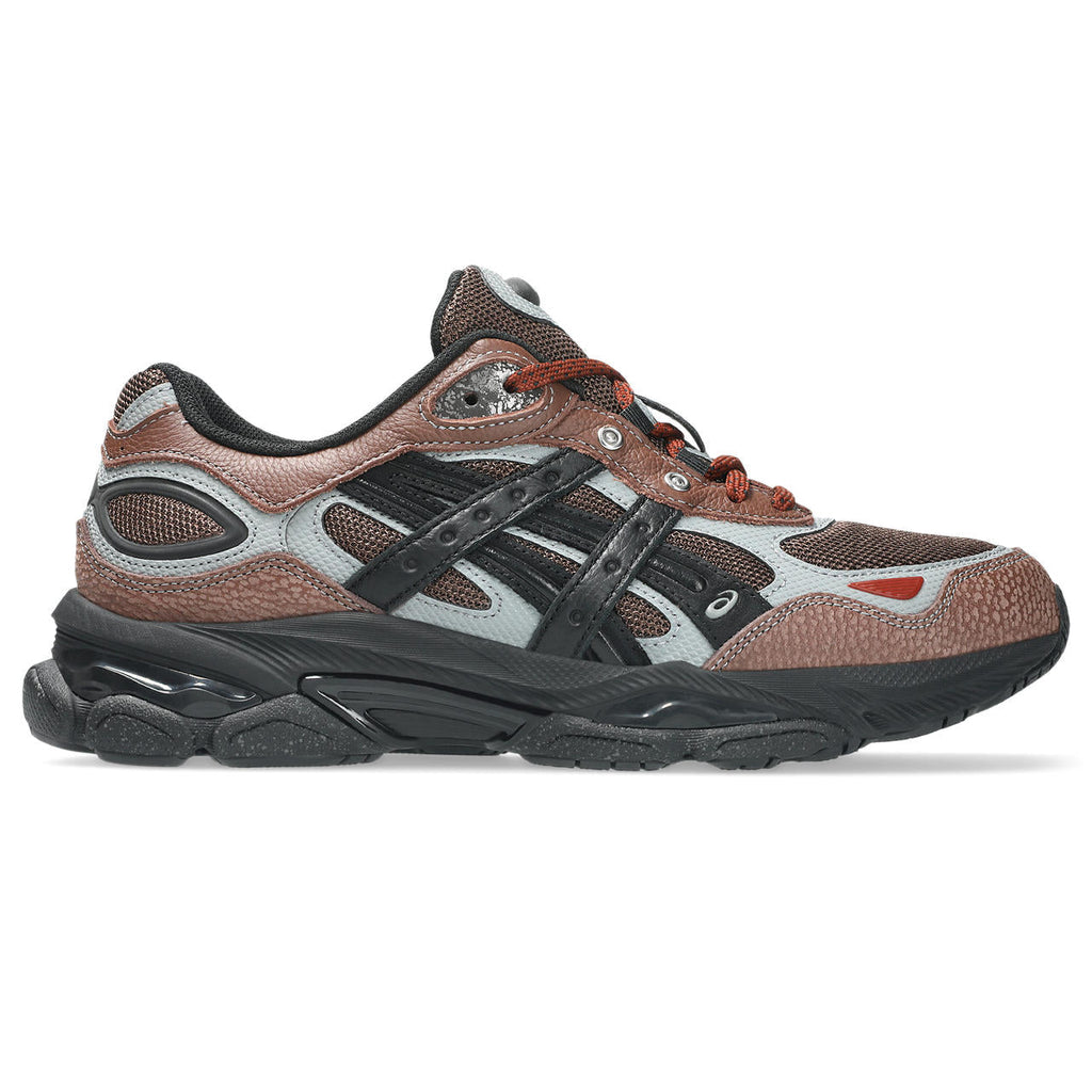Asics womens shoes  neutral running shoes mens  sneakers Gel-Kayano 14 – Brown/Black/Light Blue Sneaker
