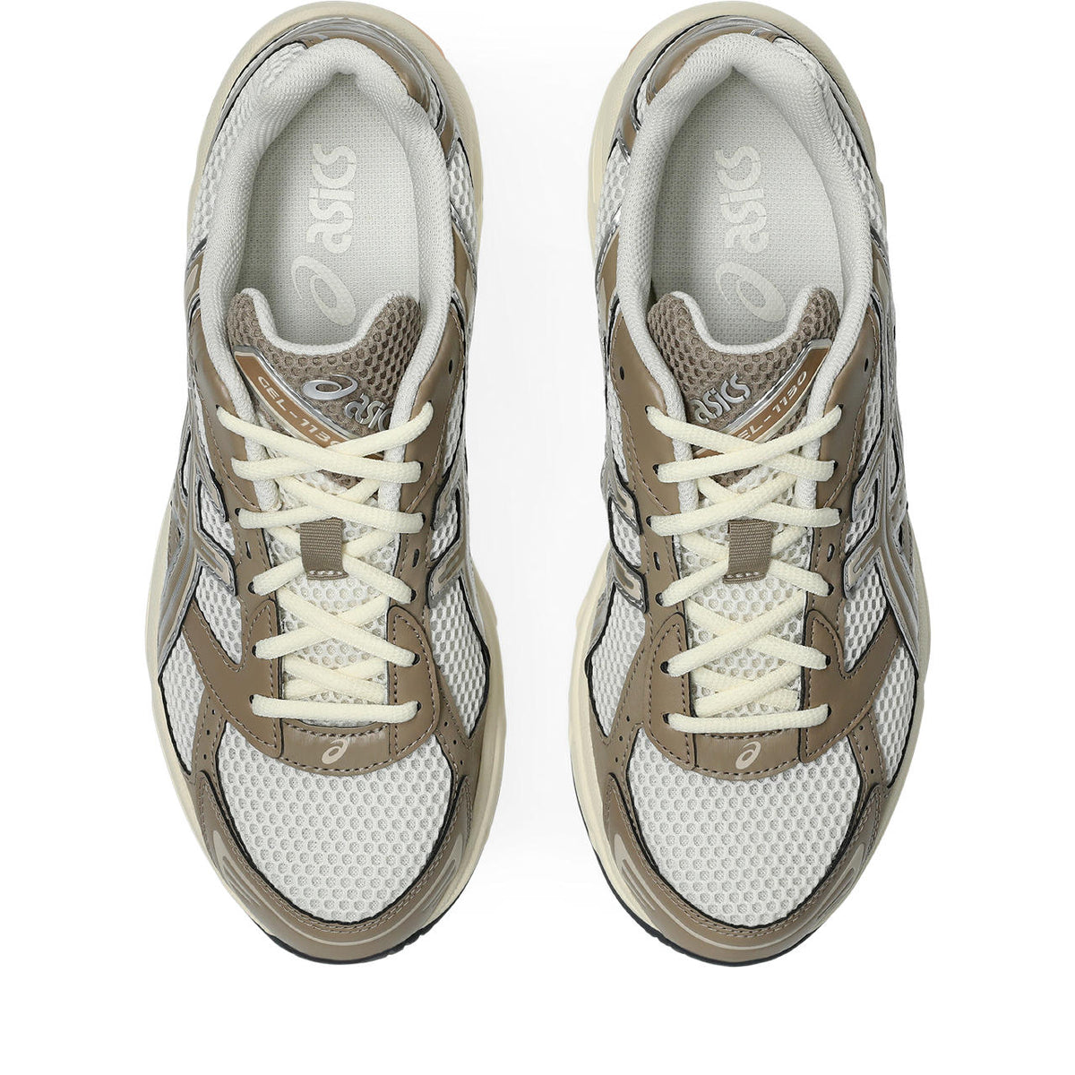 Asics womens shoes  neutral running shoes mens  sneakers Gel-1130 – Beige/Brown/Silver Sneaker