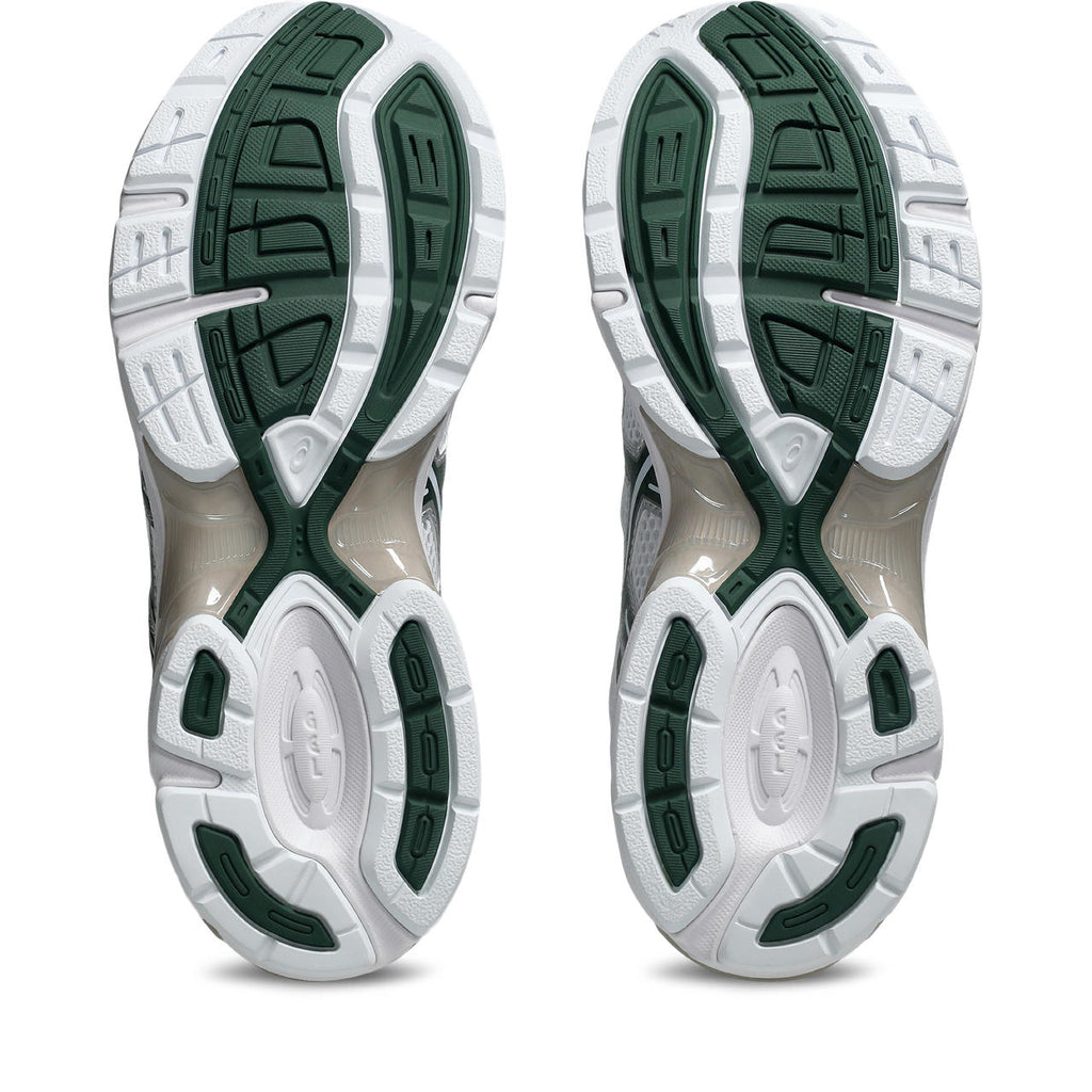 Asics womens shoes  neutral running shoes mens  sneakers Gel-1130 – White/Silver/Dark Green Sneaker