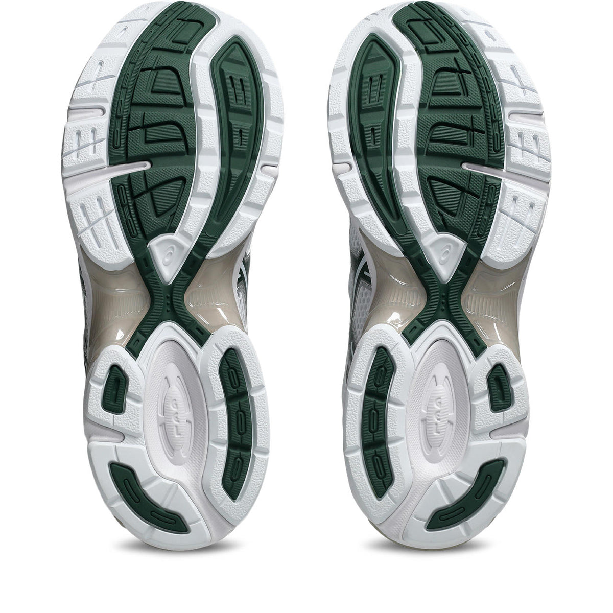 Asics womens shoes  neutral running shoes mens  sneakers Gel-1130 – White/Silver/Dark Green Sneaker