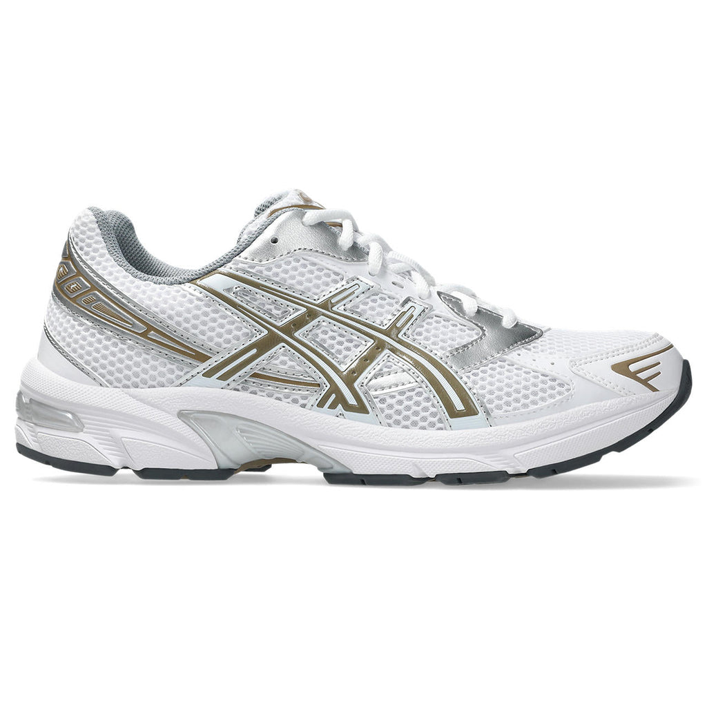 Asics womens shoes  neutral running shoes mens  sneakers Gel-1130 – White/Silver/Gold Sneaker