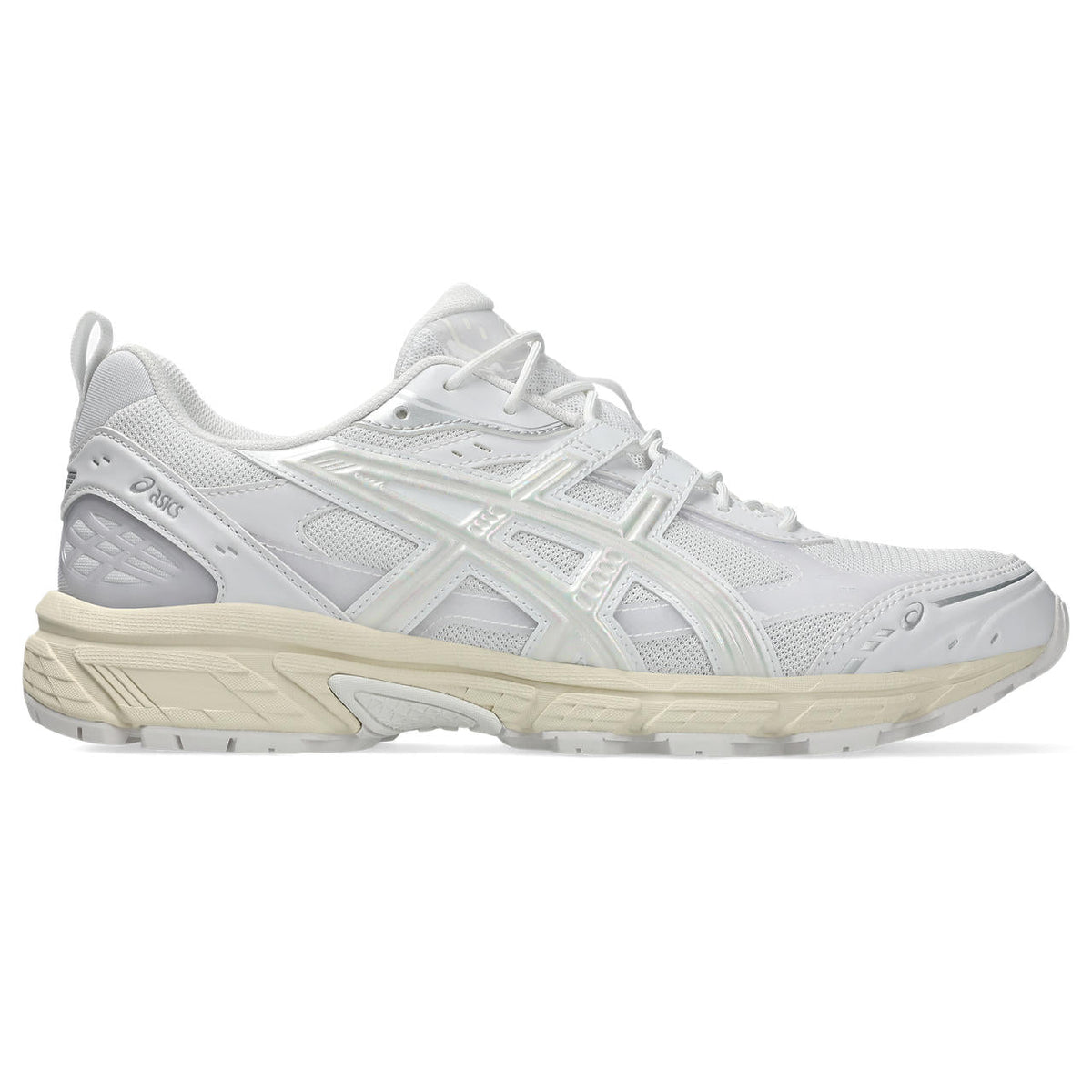 Asics womens shoes  neutral running shoes mens  sneakers Gel-2000 – White/Iridescent/Cream Sneaker (Premium)