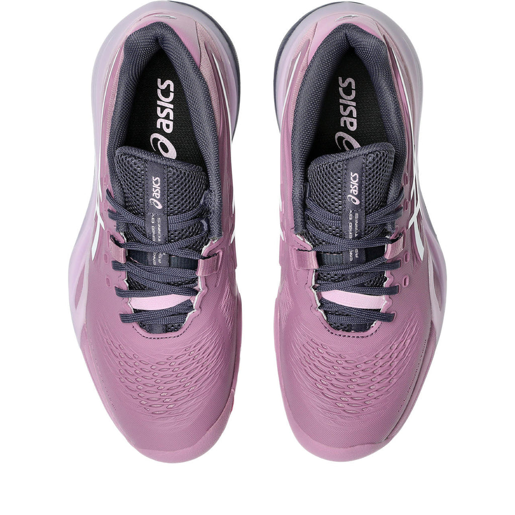 Asics womens shoes  neutral running shoes mens  sneakers Gel-Resolution – Dusty Rose/White Tennis Sneaker