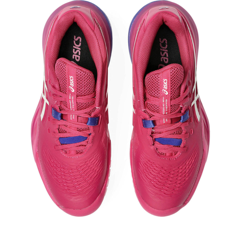 Asics womens shoes  neutral running shoes mens  sneakers Gel-Resolution – Hot Pink/White/Blue Tennis Sneaker