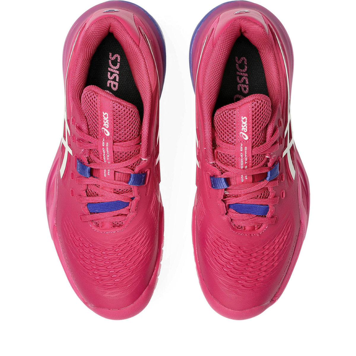 Asics womens shoes  neutral running shoes mens  sneakers Gel-Resolution – Hot Pink/White/Blue Tennis Sneaker