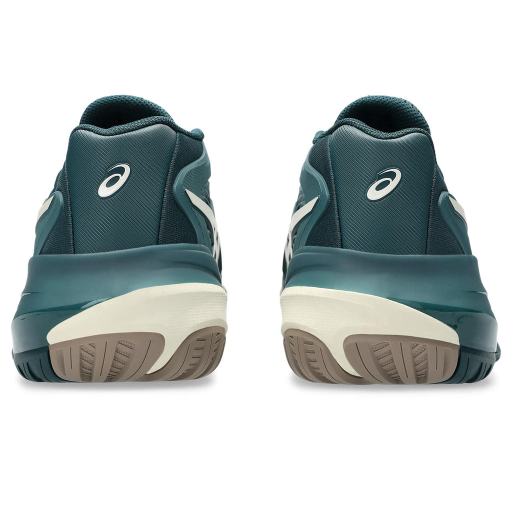 Asics womens shoes  neutral running shoes mens  sneakers Gel-Resolution – Teal Green/Cream/Gum Tennis Sneaker