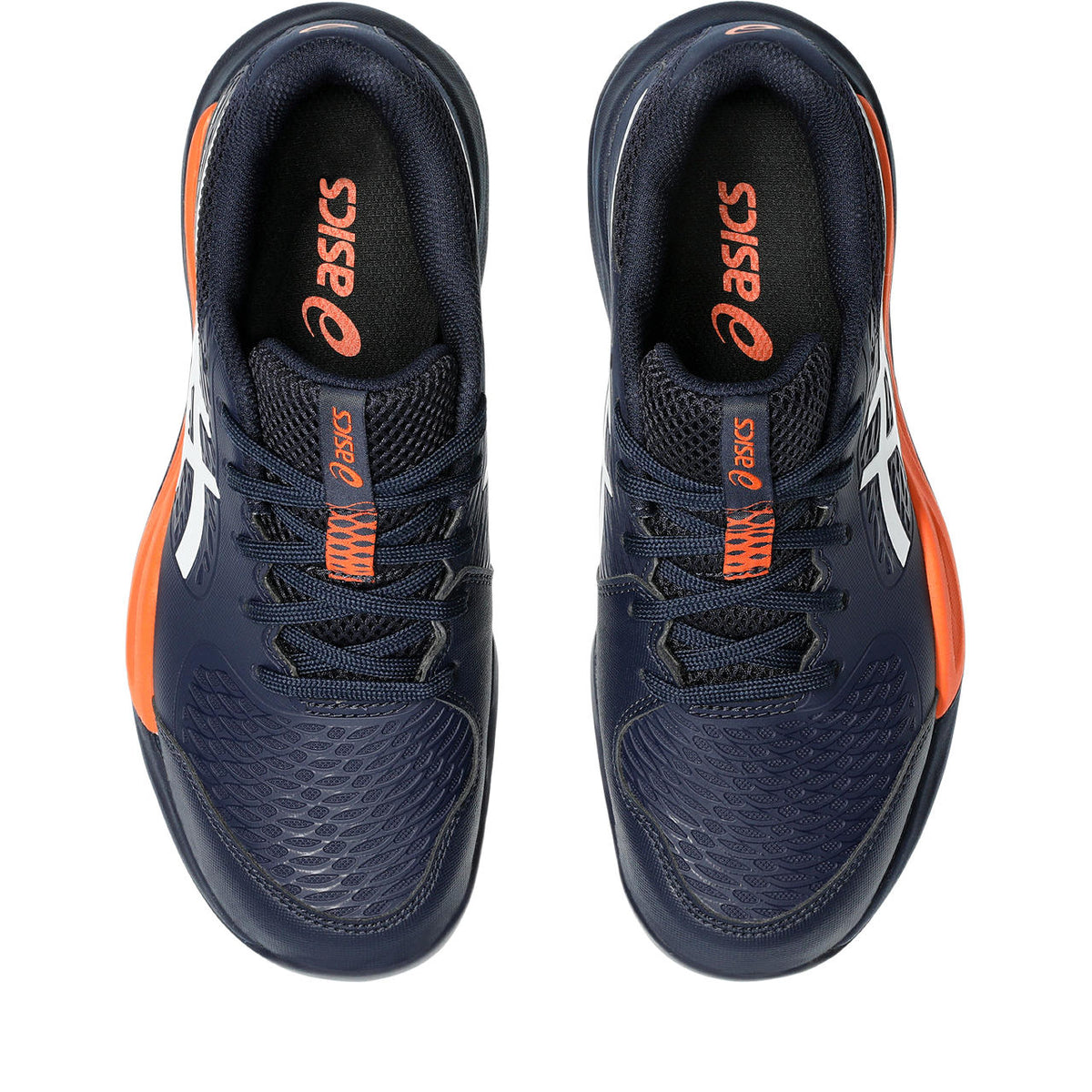 Asics womens shoes  neutral running shoes mens  sneakers Gel-Resolution – Navy Blue/White Tennis Sneaker