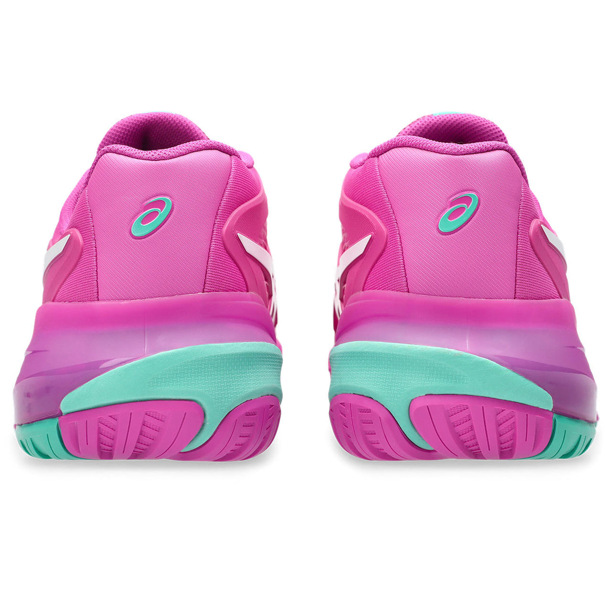 Asics womens shoes  neutral running shoes mens  sneakers Gel-Resolution – Hot Pink/White/Turquoise Tennis Sneaker