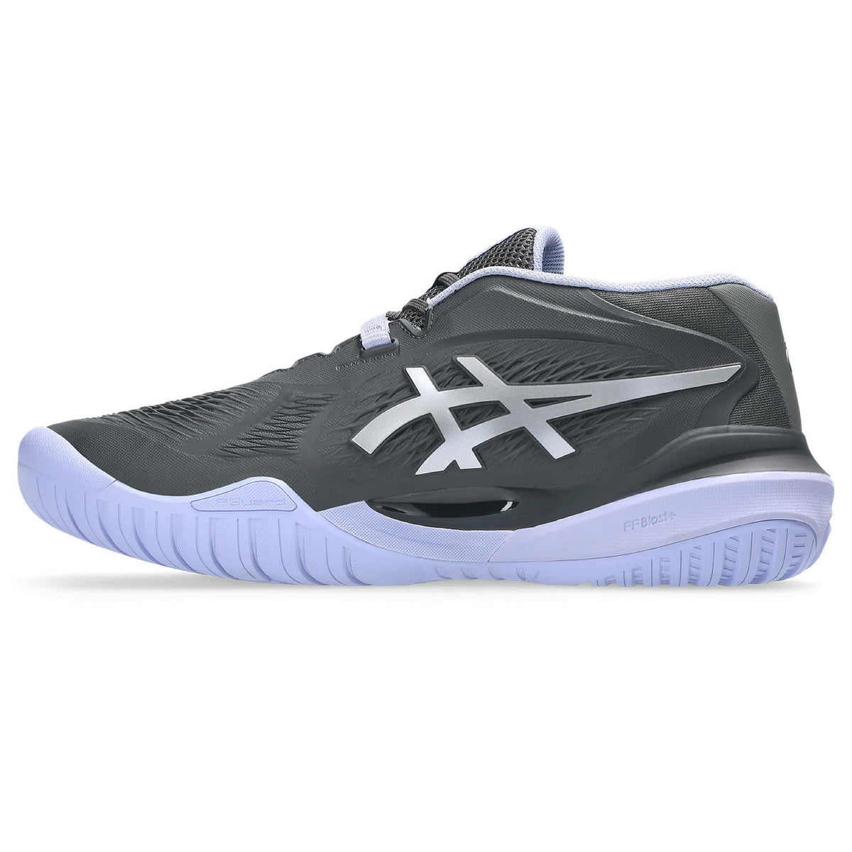 Asics womens shoes  neutral running shoes mens  sneakers Gel-Resolution – Dark Grey/Silver/Lavender Tennis Sneaker