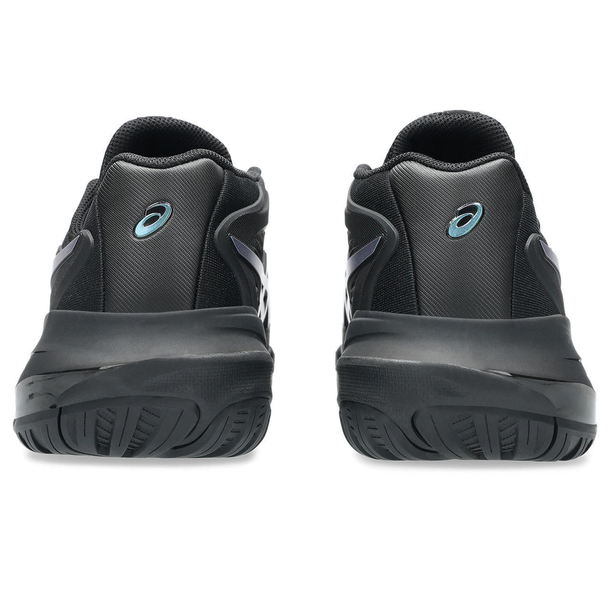 Asics womens shoes  neutral running shoes mens  sneakers Gel-Resolution – Black/Iridescent Blue Tennis Sneaker