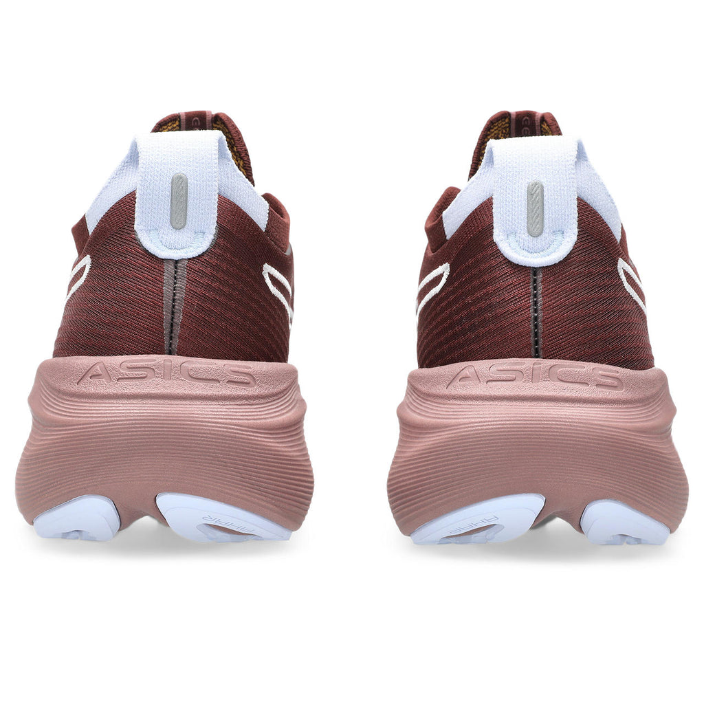 Asics womens shoes  neutral running shoes mens  sneakers Gel-Nimbus 27 Burgundy / White / Dusty Rose