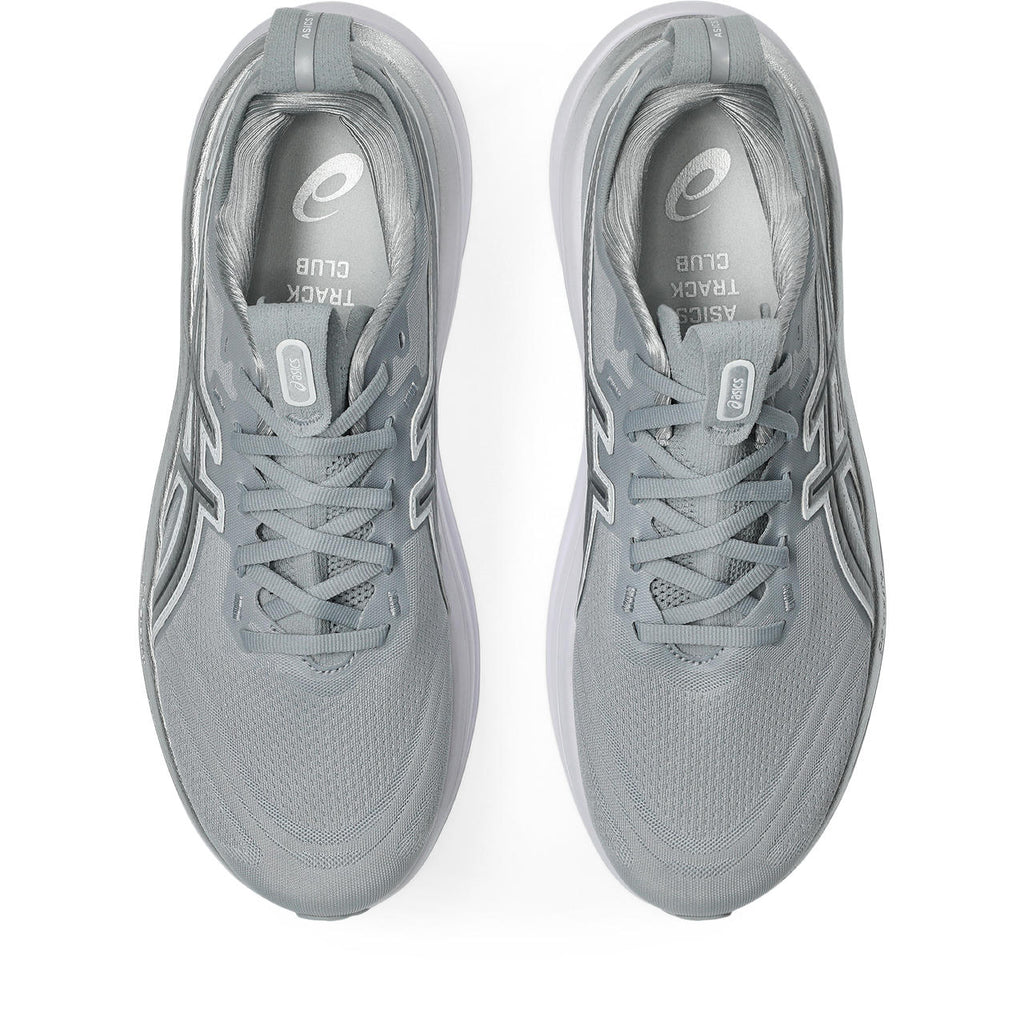 Asics womens shoes  neutral running shoes mens  sneakers Gel-Nimbus 28 Light Gray / Silver / White