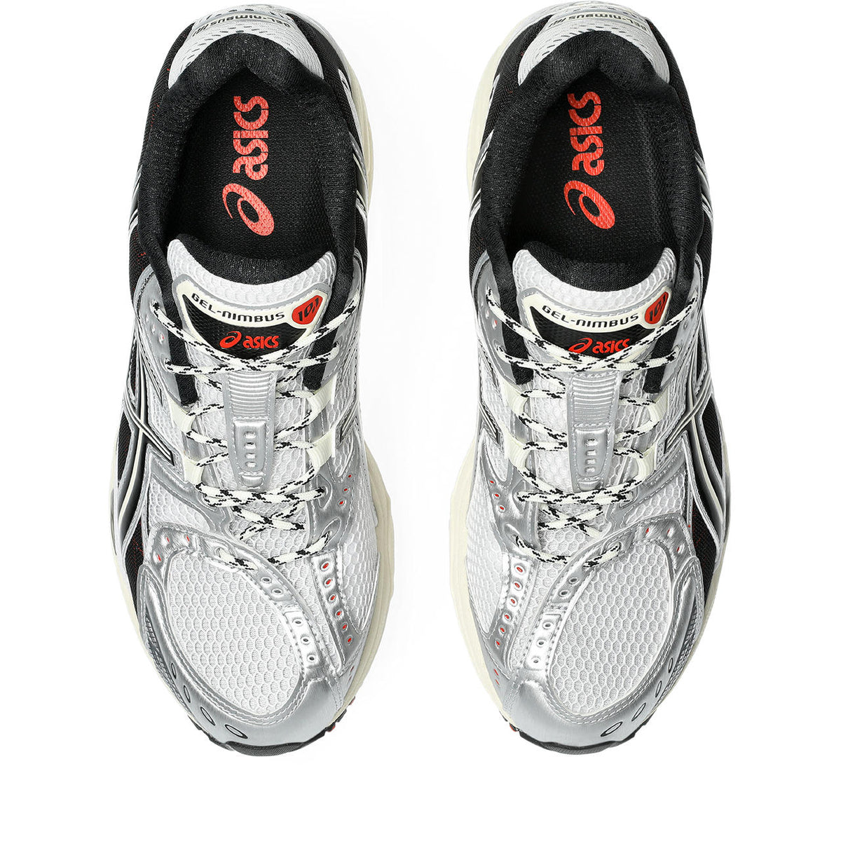 Asics womens shoes  neutral running shoes mens  sneakers Gel-Kayano 14 Silver / White / Black / Red