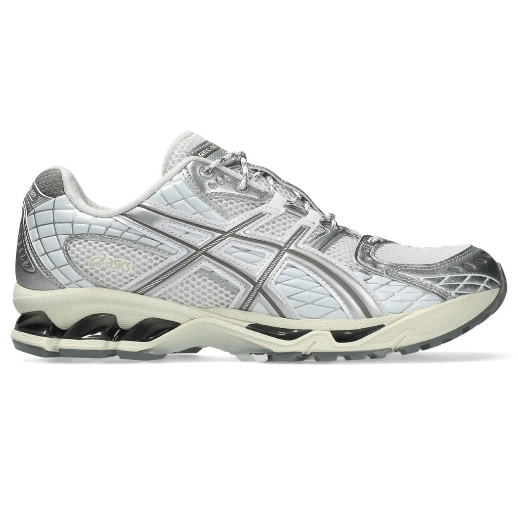 Asics womens shoes  neutral running shoes mens  sneakers Gel-Nimbus 10 Silver / Light Blue / Cream