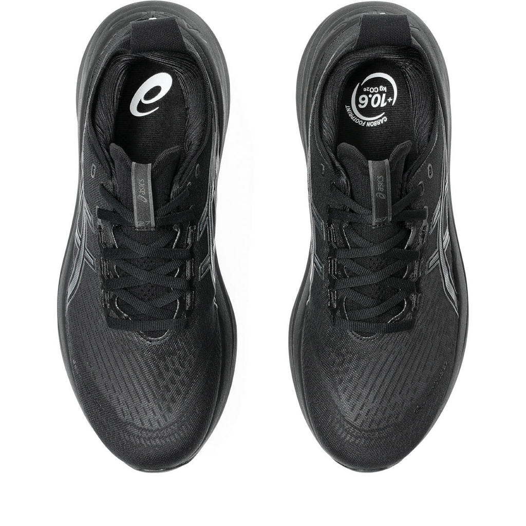 Asics womens shoes  neutral running shoes mens  sneakers You're welcome Gel-Nimbus 27 Triple Black