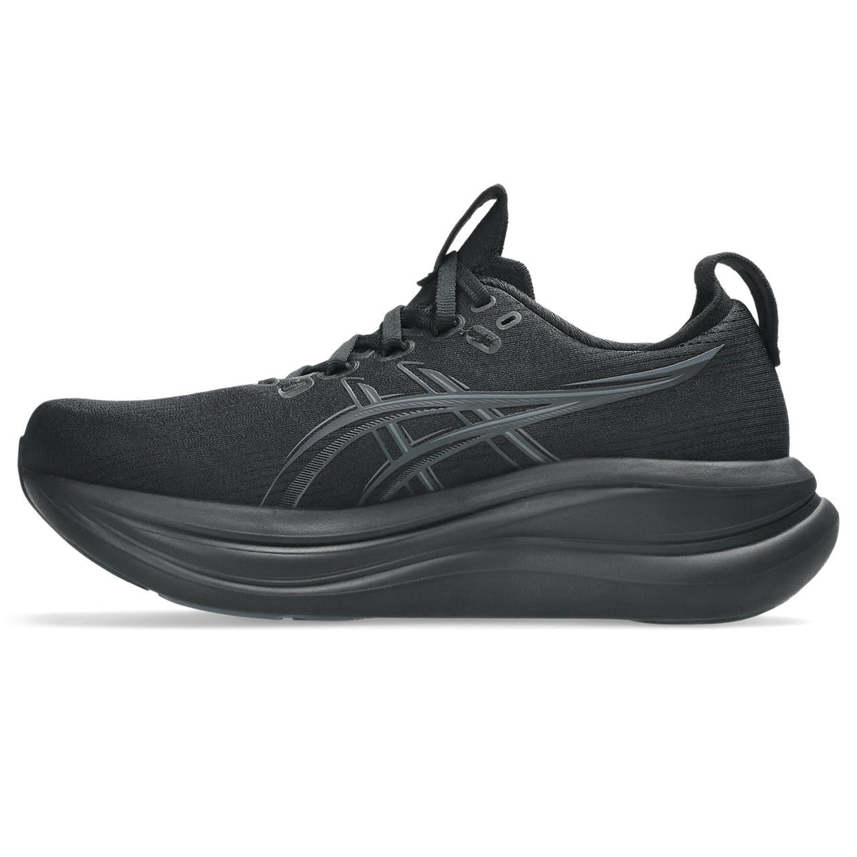 Asics womens shoes  neutral running shoes mens  sneakers  Gel-Nimbus 28 – Triple Black Running Shoe