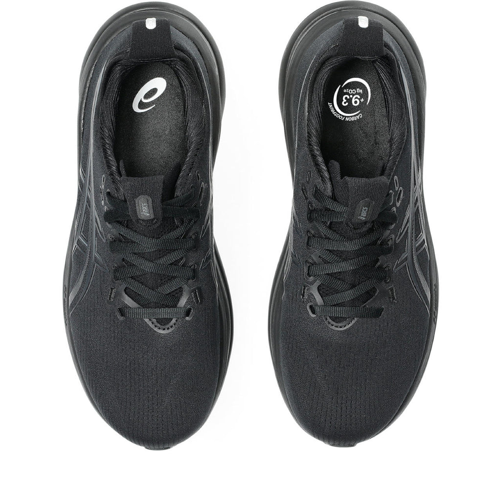 Asics womens shoes  neutral running shoes mens  sneakers  Gel-Nimbus 28 – Triple Black Running Shoe