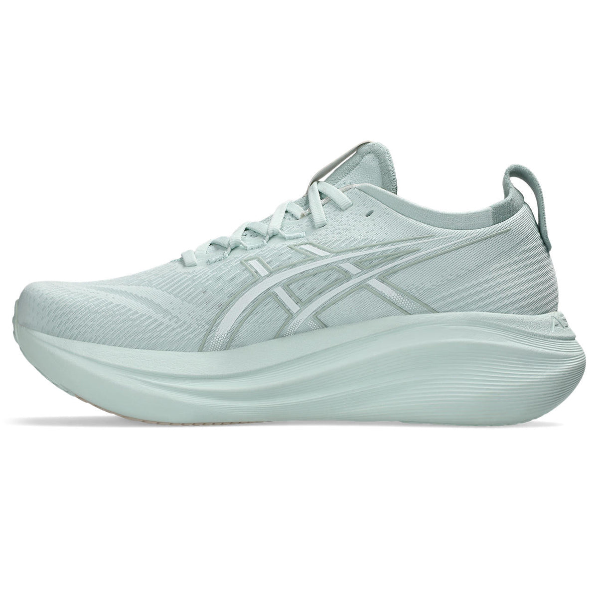 Asics womens shoes  neutral running shoes mens  sneakers  Gel-Nimbus 28 – Light Sage Green Running Shoe