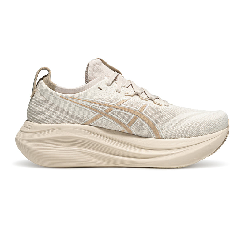 Asics womens shoes  neutral running shoes mens  sneakers  Gel-Nimbus 28 – Oatmeal/Beige Running Shoe