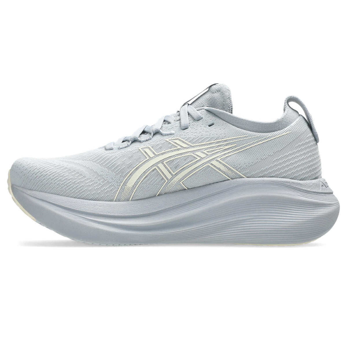Asics womens shoes  neutral running shoes mens  sneakers  Gel-Nimbus 28 – Light Grey/Cream Running Shoe