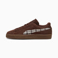 Puma Suede — Dark Brown / Plaid puma shoes for men  womens shoes  roma shoes