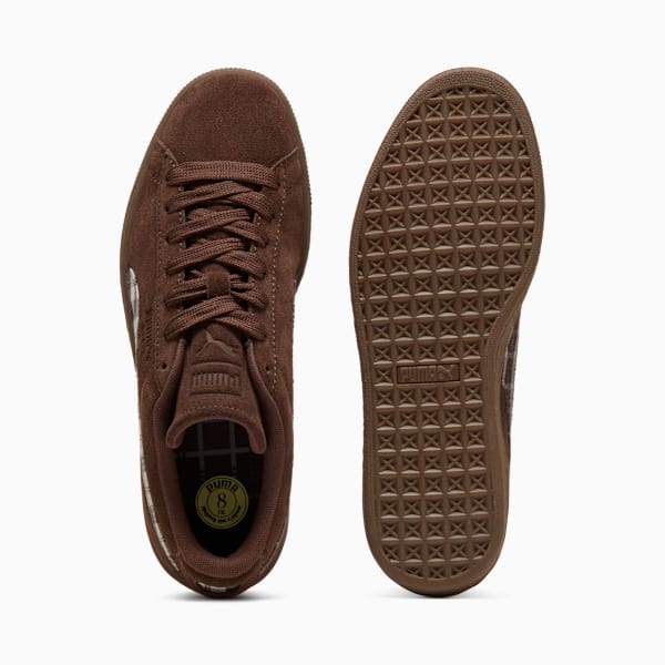 Puma Suede — Dark Brown / Plaid puma shoes for men  womens shoes  roma shoes