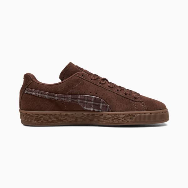 Puma Suede — Dark Brown / Plaid puma shoes for men  womens shoes  roma shoes