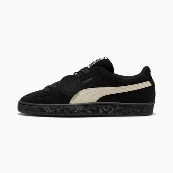 Puma Suede — Black / Beige / Badge puma shoes for men  womens shoes  roma shoes