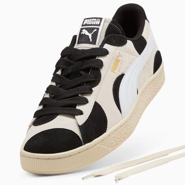 Puma Suede — Cream / Black / Polka Dot puma shoes for men  womens shoes  roma shoes
