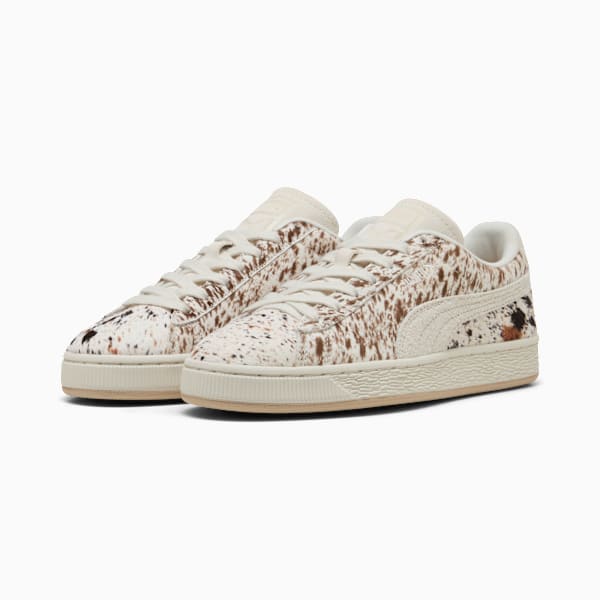 Puma Suede — Cream / Cow Print puma shoes for men  womens shoes  roma shoes