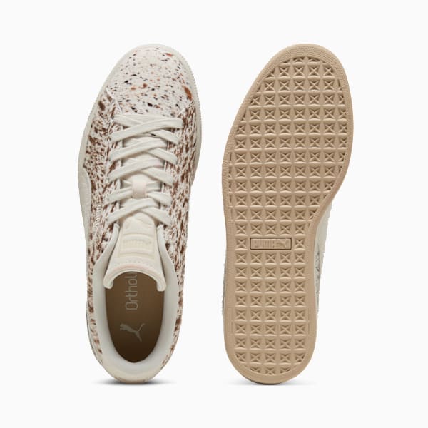 Puma Suede — Cream / Cow Print puma shoes for men  womens shoes  roma shoes